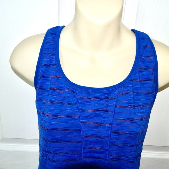 LOLE Blue Tank with Braided Racerback - Picture 2 of 9
